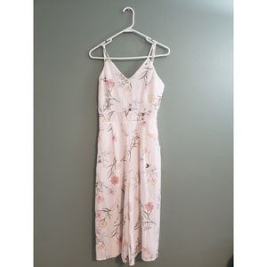 Wide Leg Floral Jumpsuit